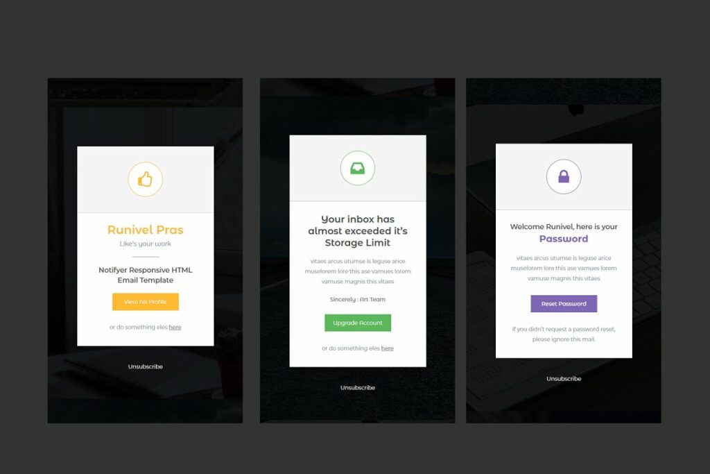 Notifyer - 10 Notification Template – MasterBundles