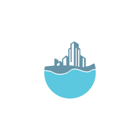 Ocean City Logo Design Template cover image.