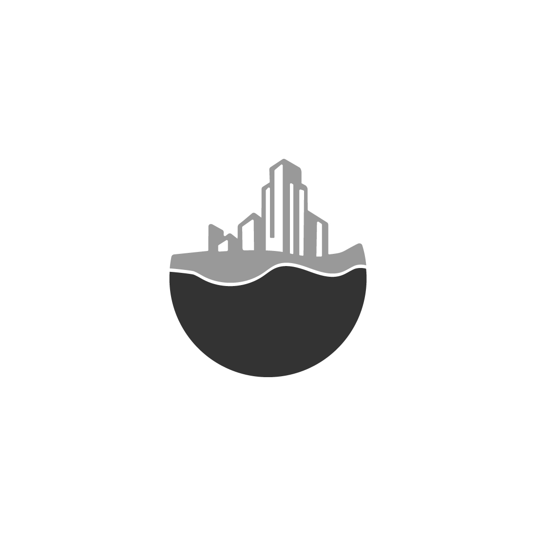 Ocean Town Logo Design Template cover image.
