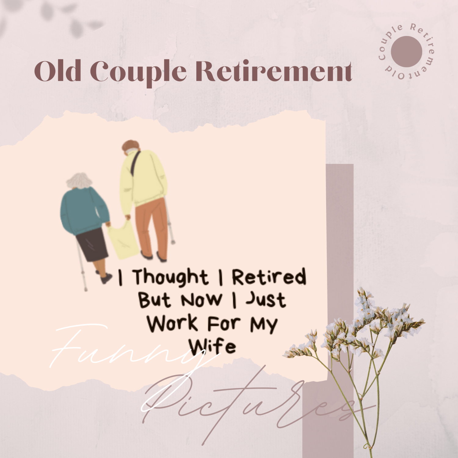 Funny Pictures Old Couple Retirement – MasterBundles