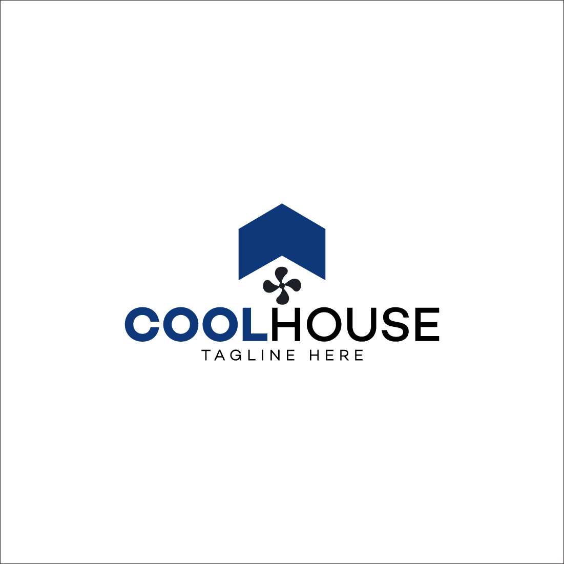 House Logo Template preview.