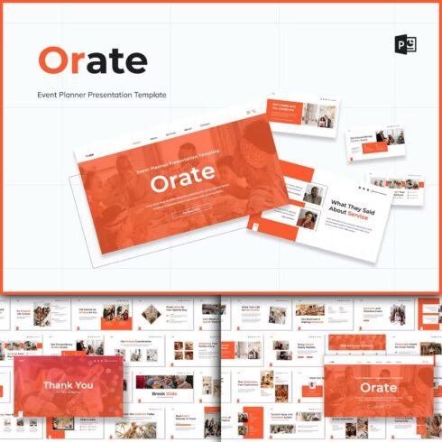 Orate - Event Planner Presentation Powerpoint.