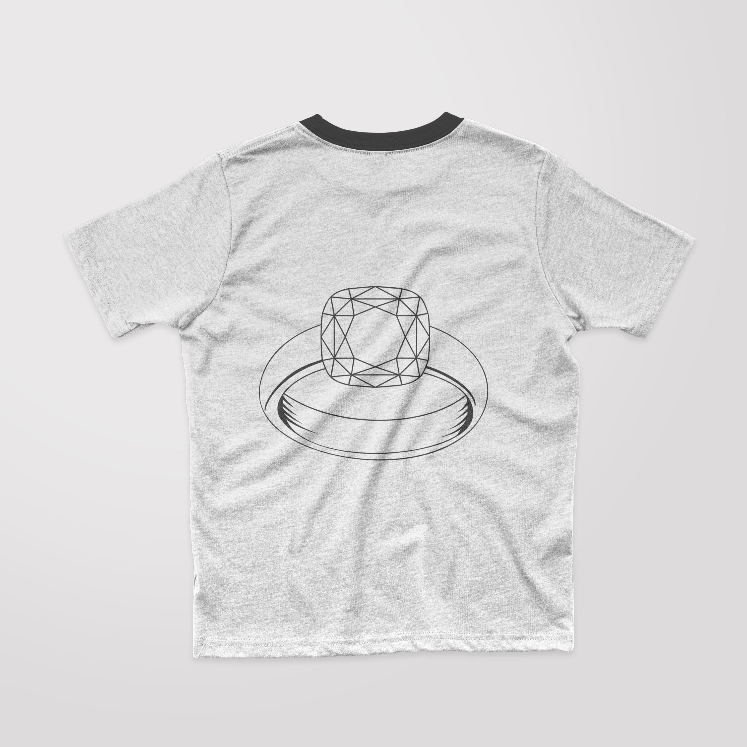 outline diamond ring t shirt designs bundle 8 975