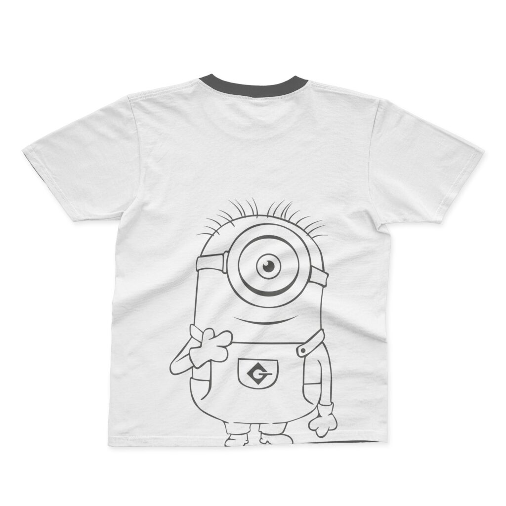 Outline Minion T-shirt Designs – MasterBundles