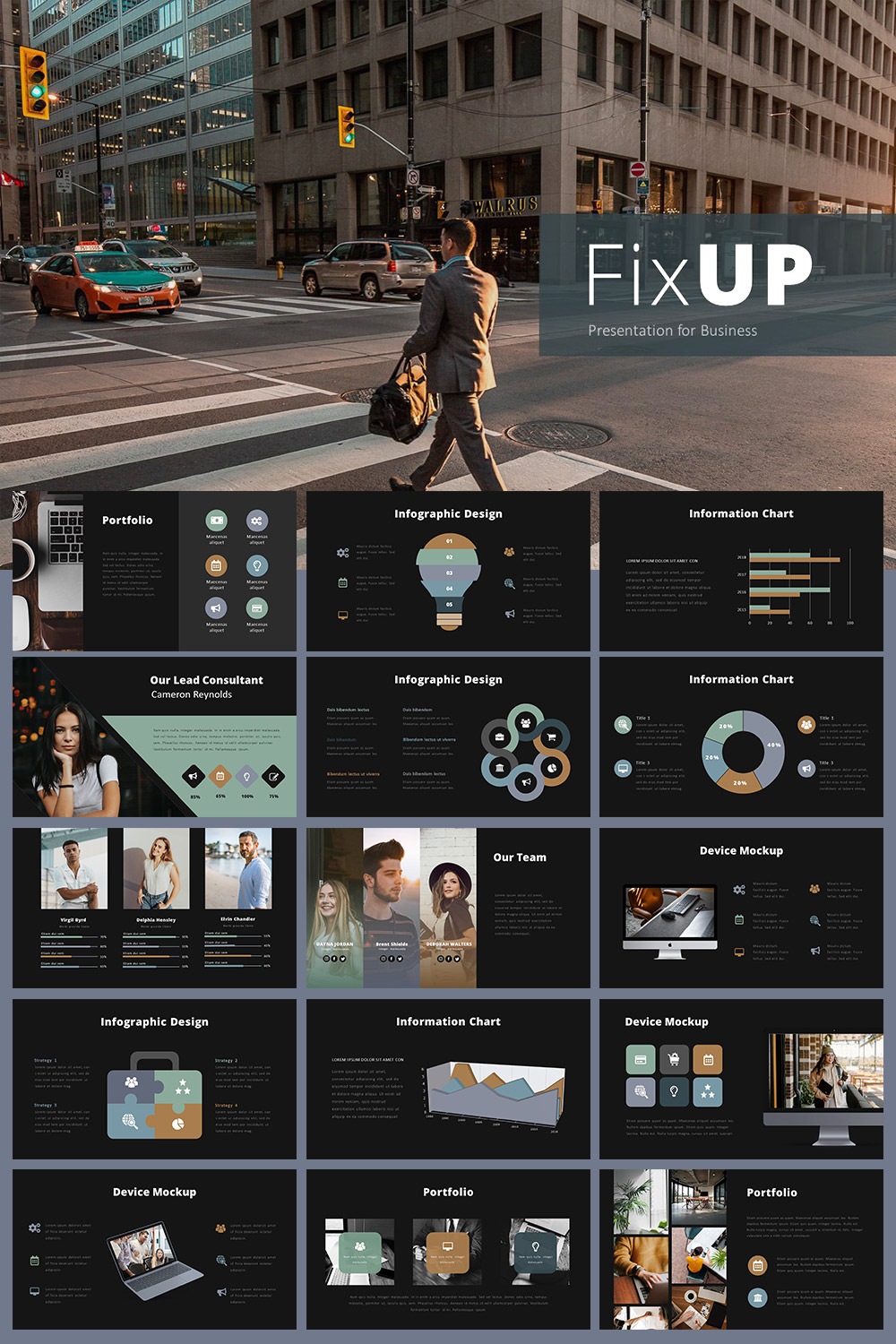 FixUp - Presentation for Business pinterest image.