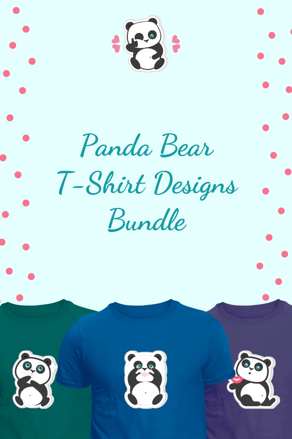 Panda Bear Svg T-shirt Designs Bundle - Pinterest.