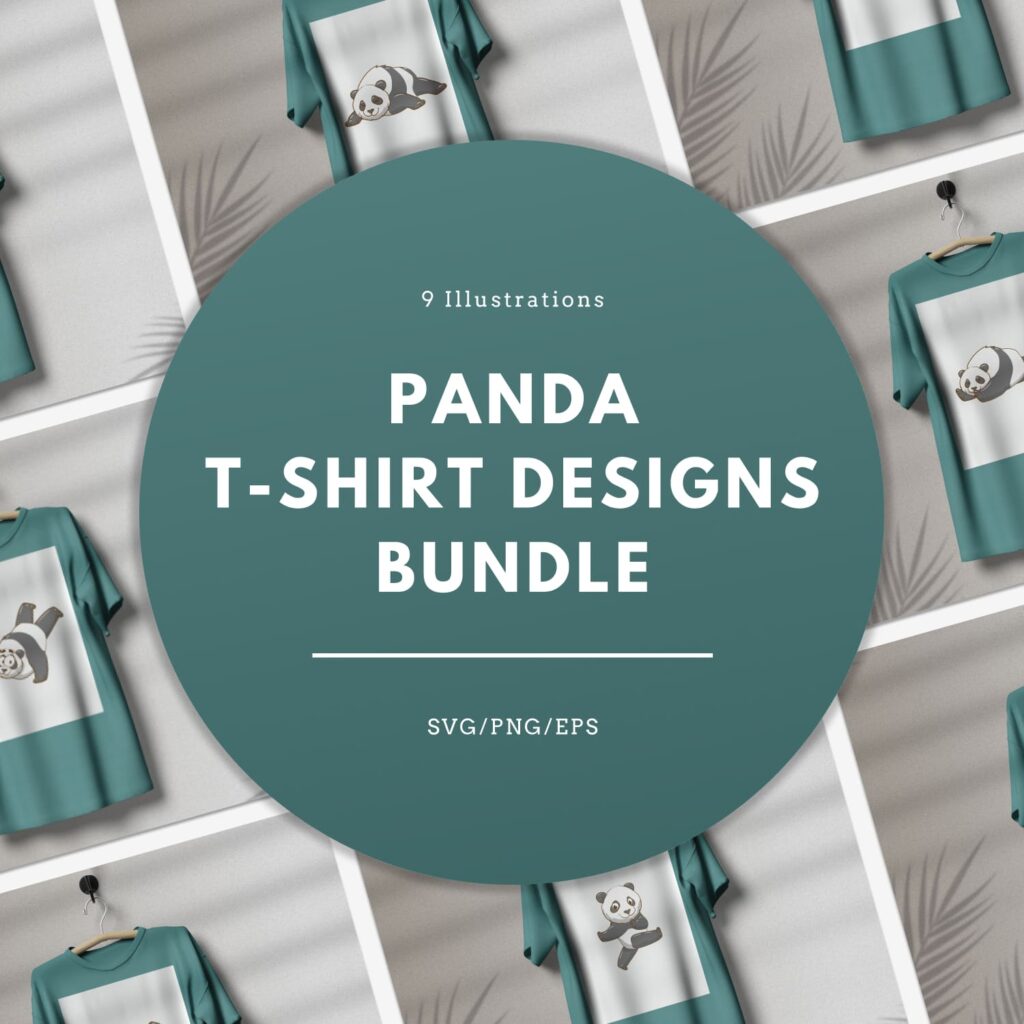 Big Panda T-Shirt Designs Bundle – MasterBundles