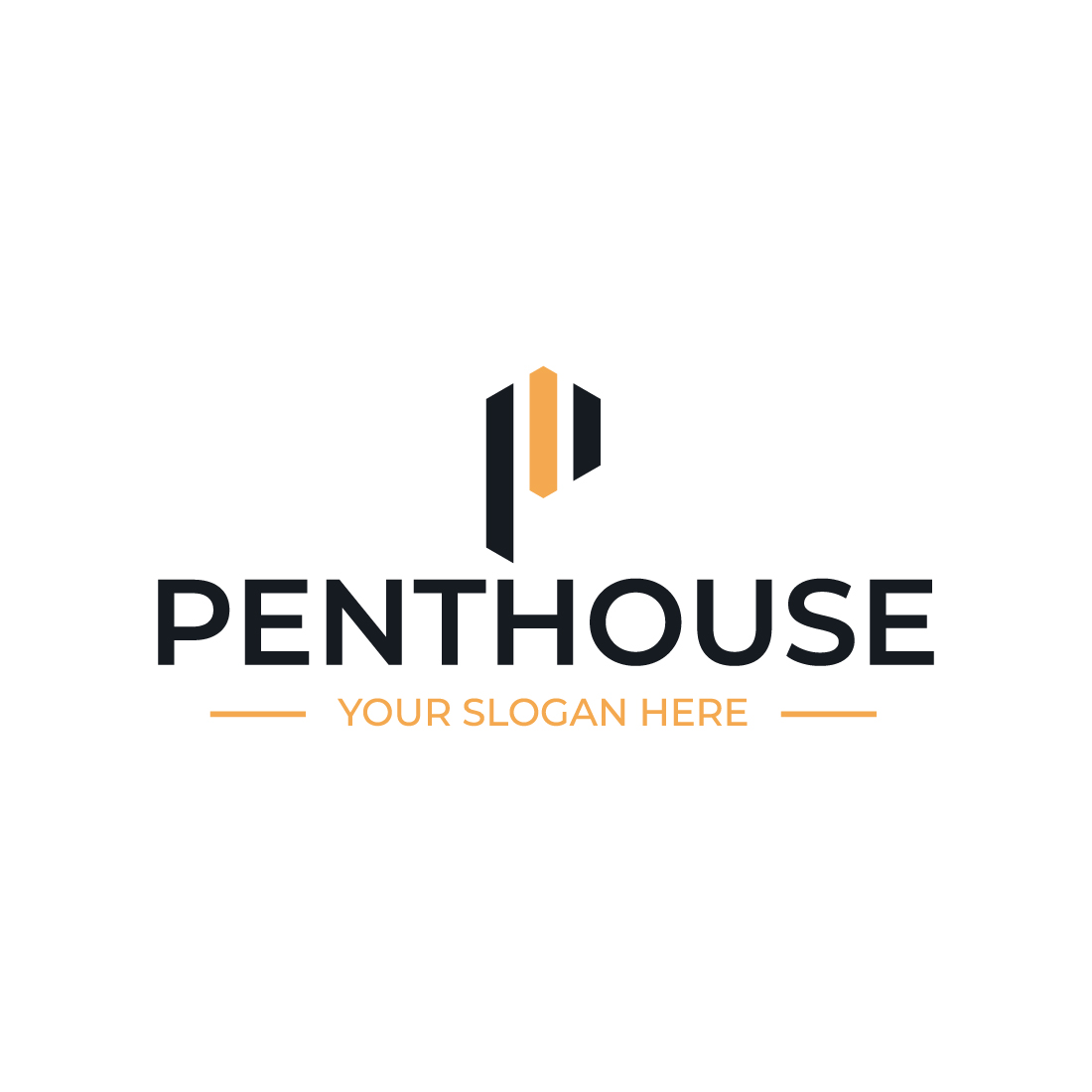P-Letter Penthouse Logo Template Only $10 facebook image.
