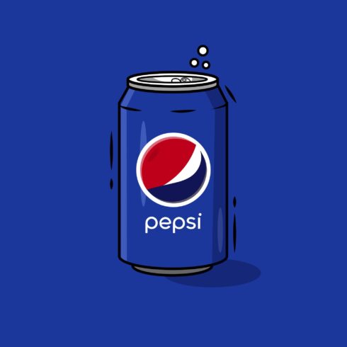 Pepsi Can Vector Art cover image.