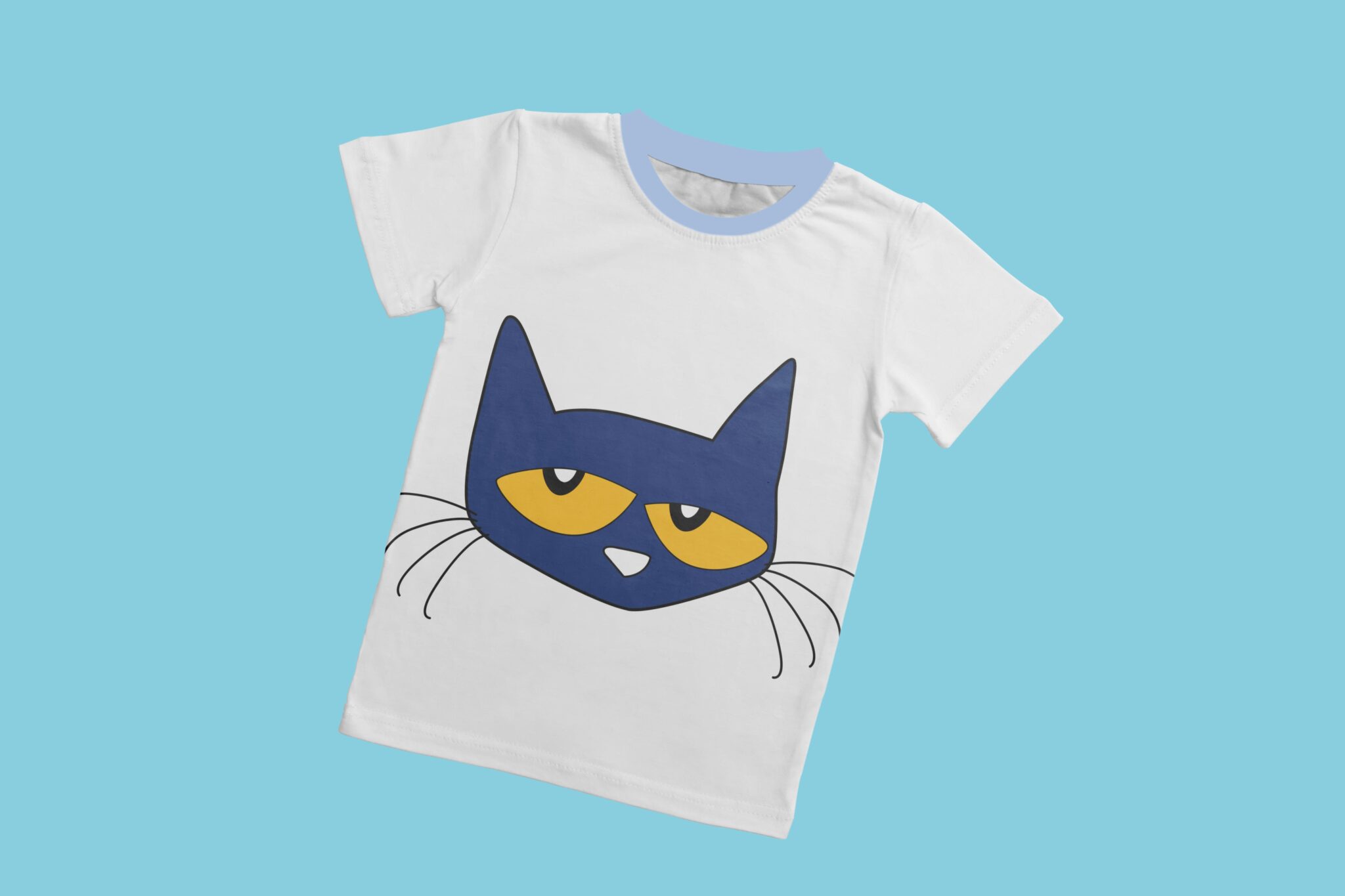Pete The Cat Face T-shirt Designs Bundle - MasterBundles