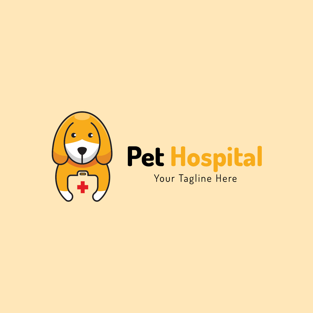Pet Doctor Logo Design Template cover image.