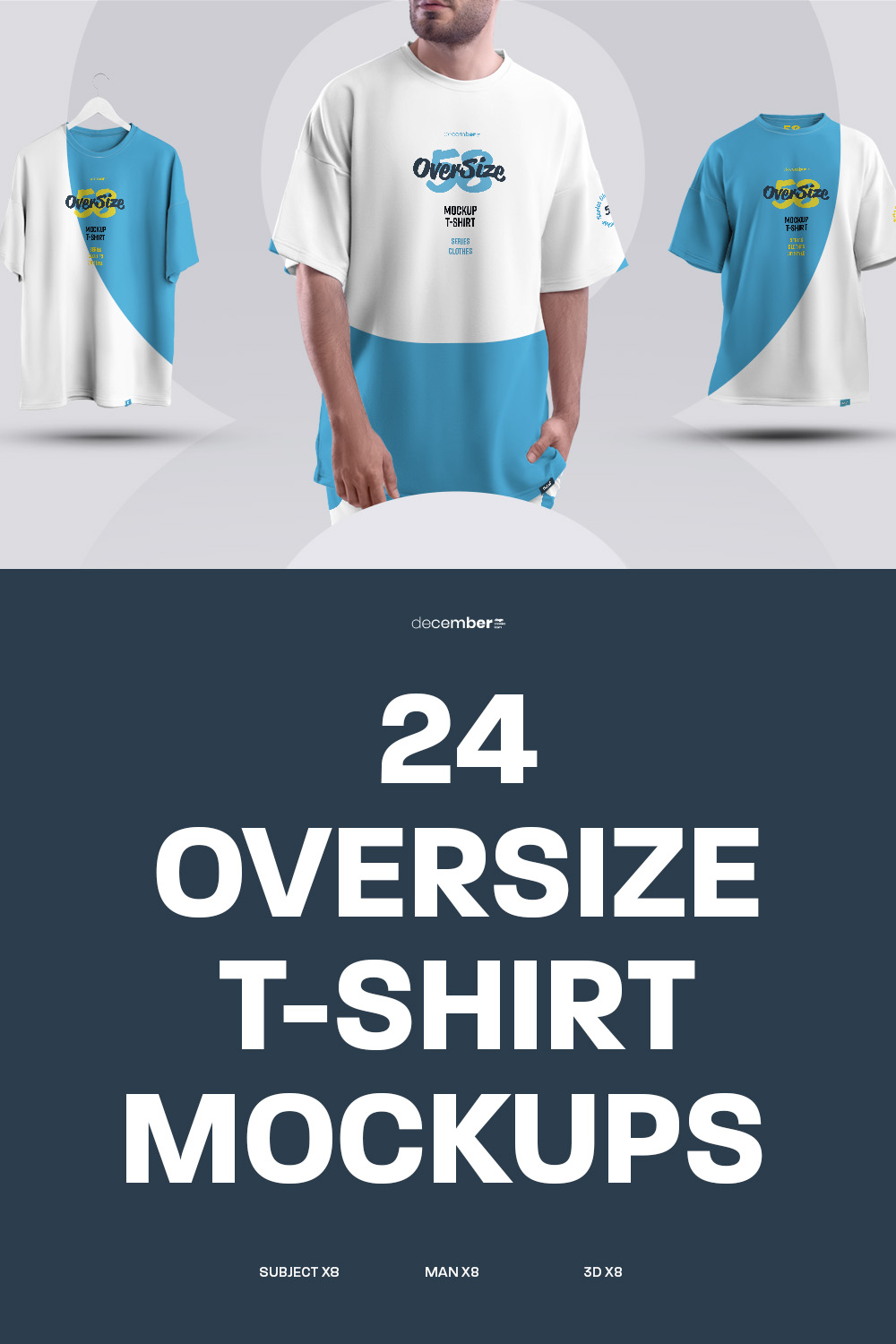 24 Oversize T-Shirt Mockup – Man, 3D, Subjects pinterest.
