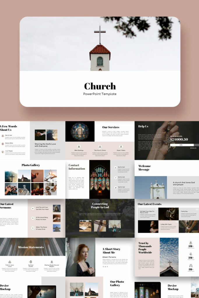 Church Powerpoint Presentation Template 2022 - MasterBundles