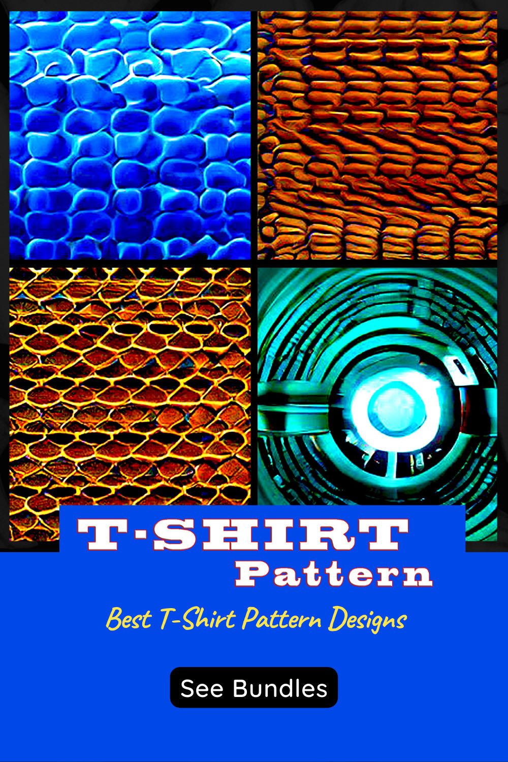 T-Shirt Pattern Graphic Designs pinterest image.