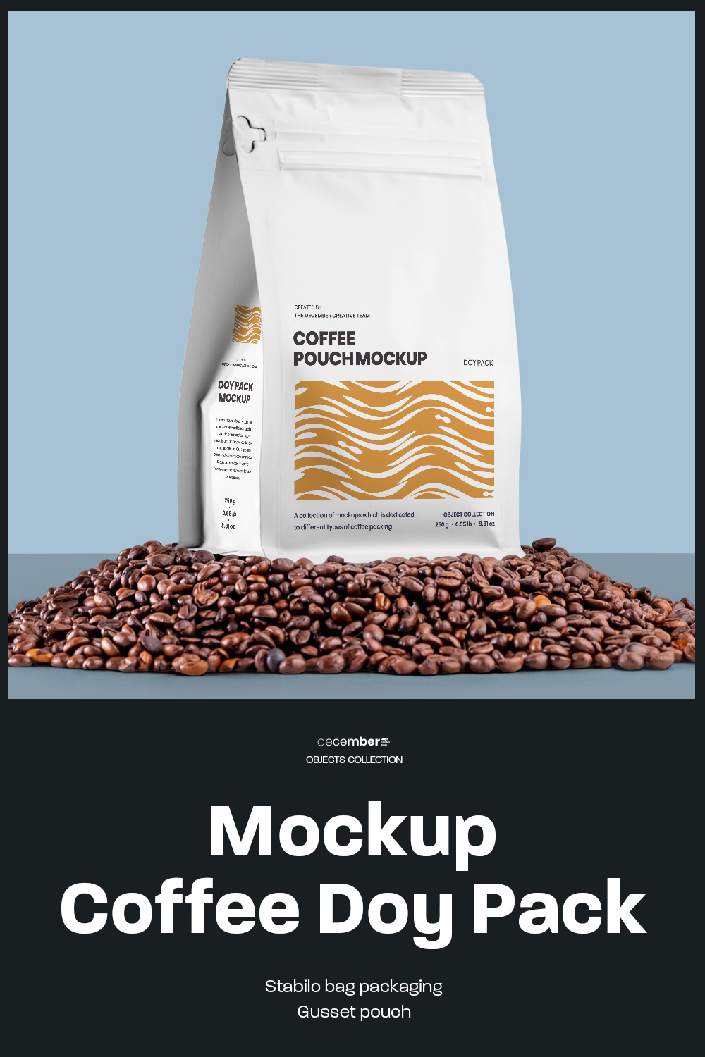 Coffee Bag Doy Mockups Pack cover image.