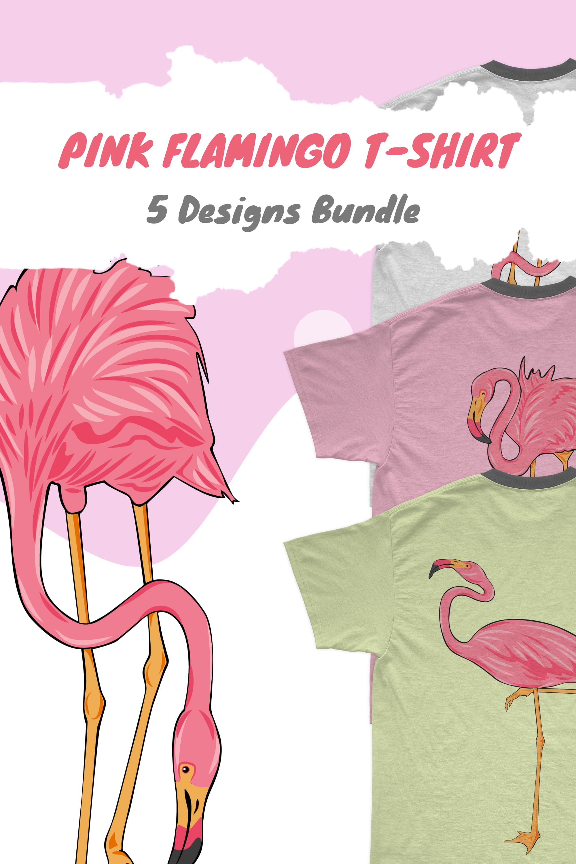 pink flamingo t shirt designs bundle pinterest 756