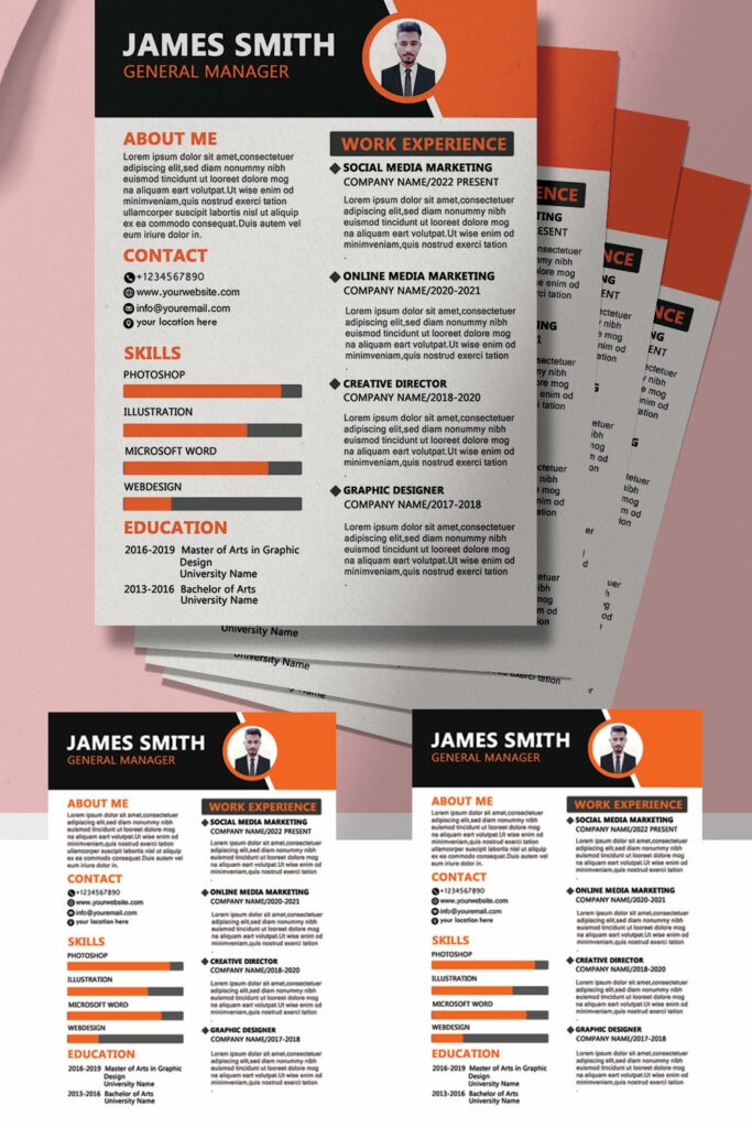 Best Business Resume Template 2022 - Masterbundles