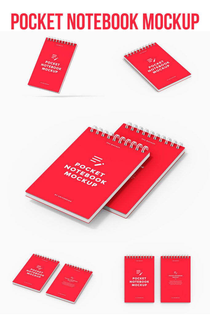 Pocket Notebook Mockup MasterBundles