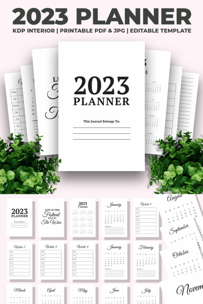 2023 Planner KDP Interior - MasterBundles