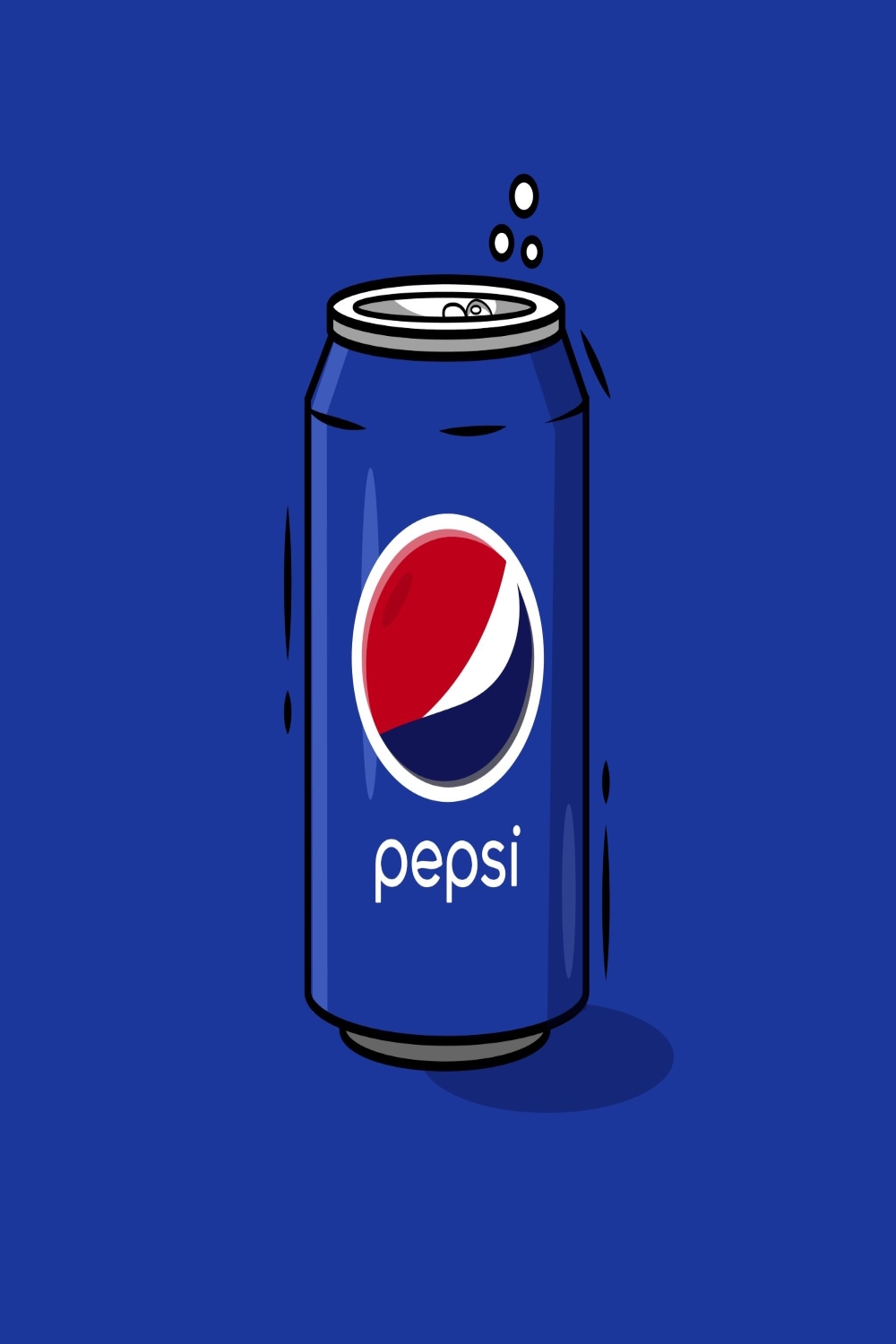 Pepsi Can Vector Art pinterest image.