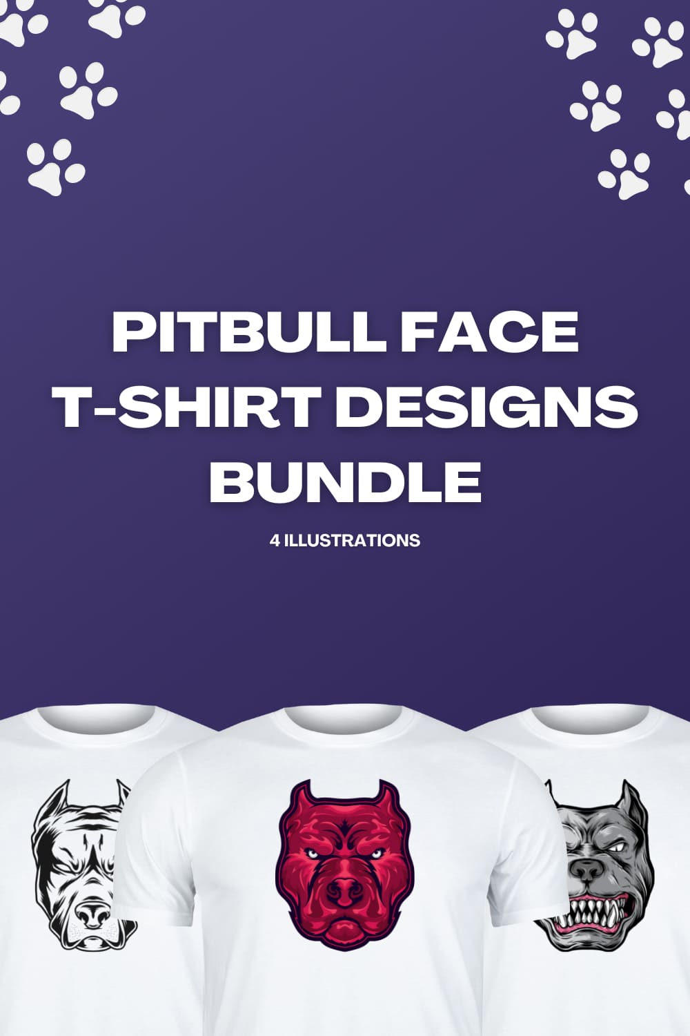 Pitbull Face Svg T-shirt Designs Bundle - Pinterest.