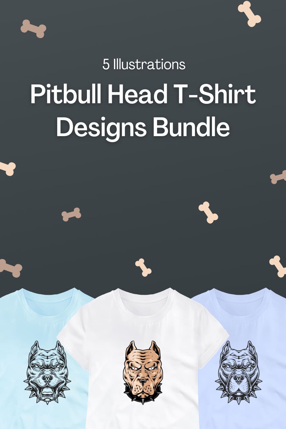 Pitbull Head Svg T-shirt Designs Bundle - Pinterest.