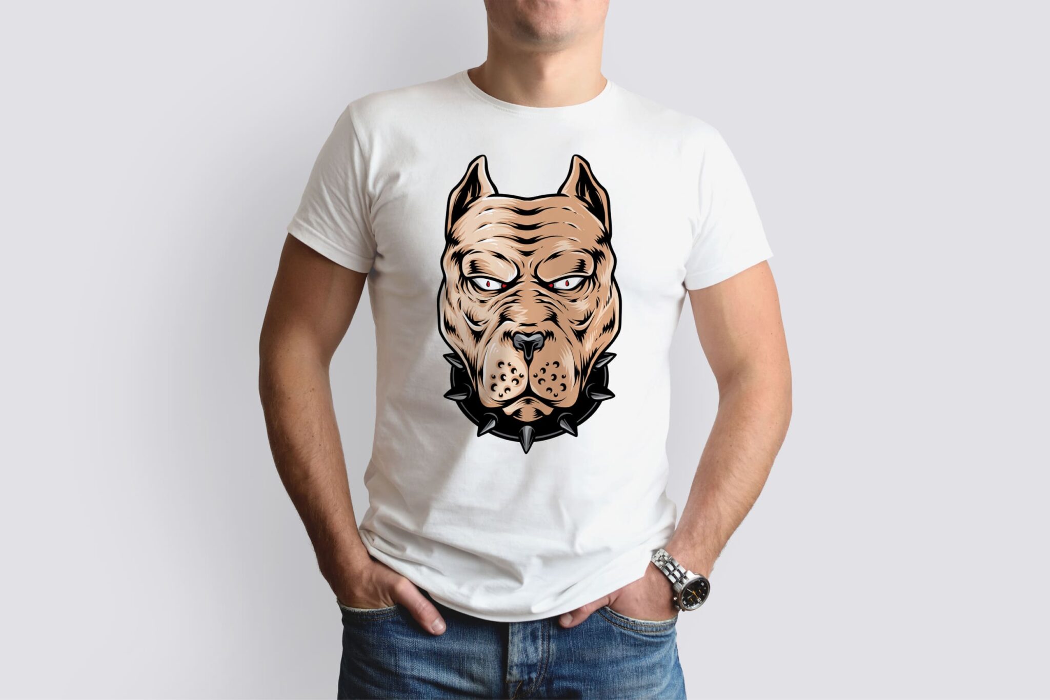 Pitbull Head SVG T-shirt Designs Bundle | Master Bundles