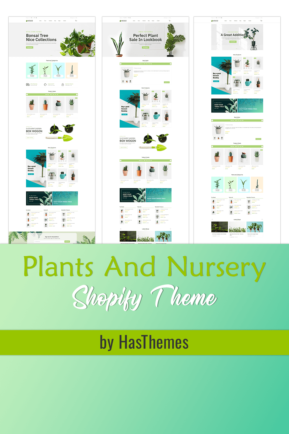 plants and nursery shopify theme pinterest 282