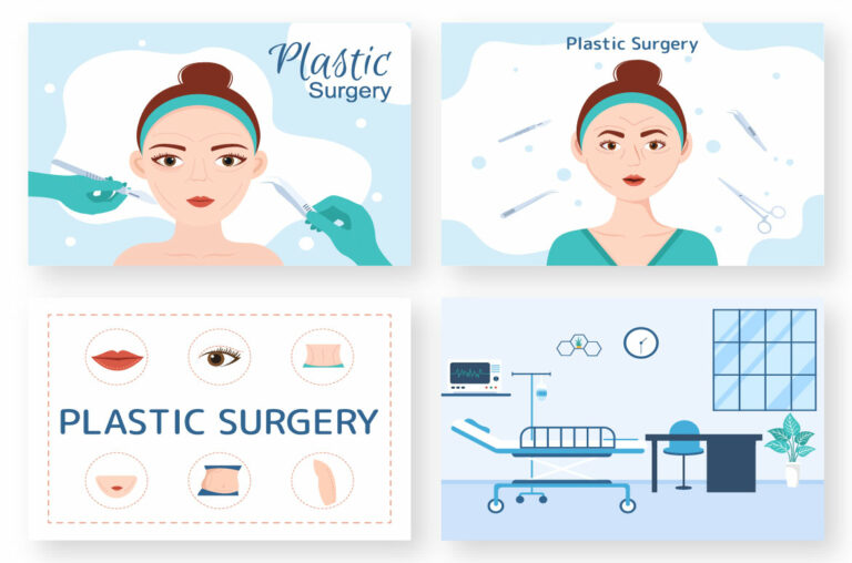 10 Plastic Surgery Flat Illustration - MasterBundles