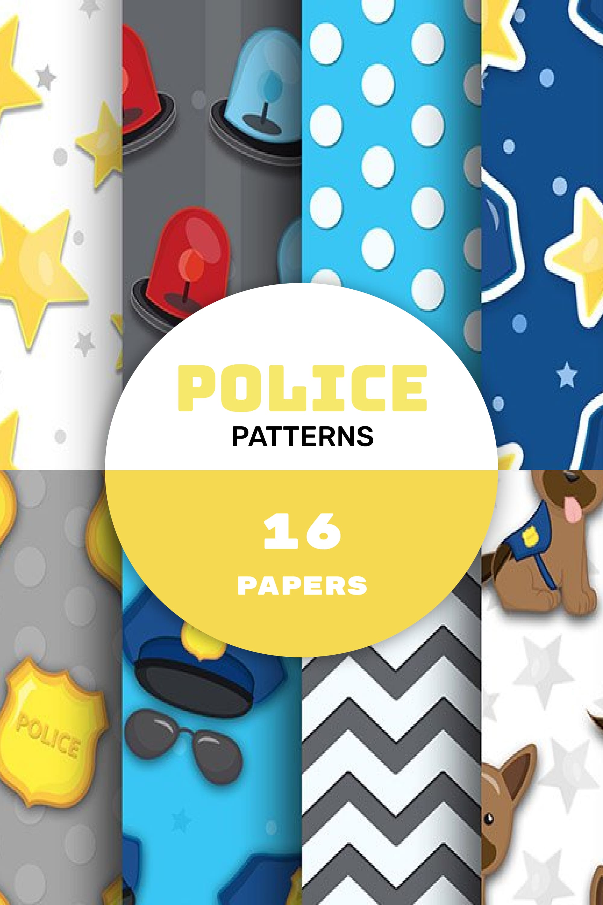 Police Digital Papers - Pinterest.