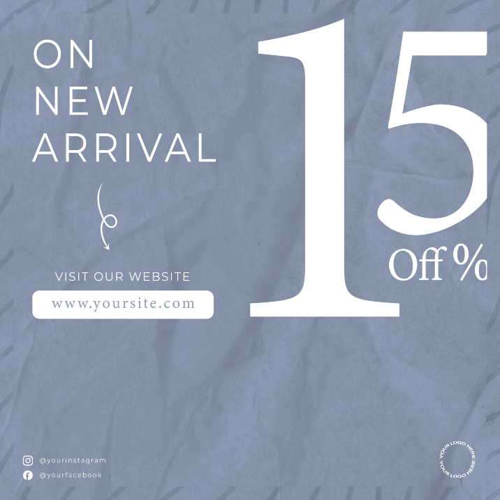 Fashion New Arrival Social Media Template Pack preview image.