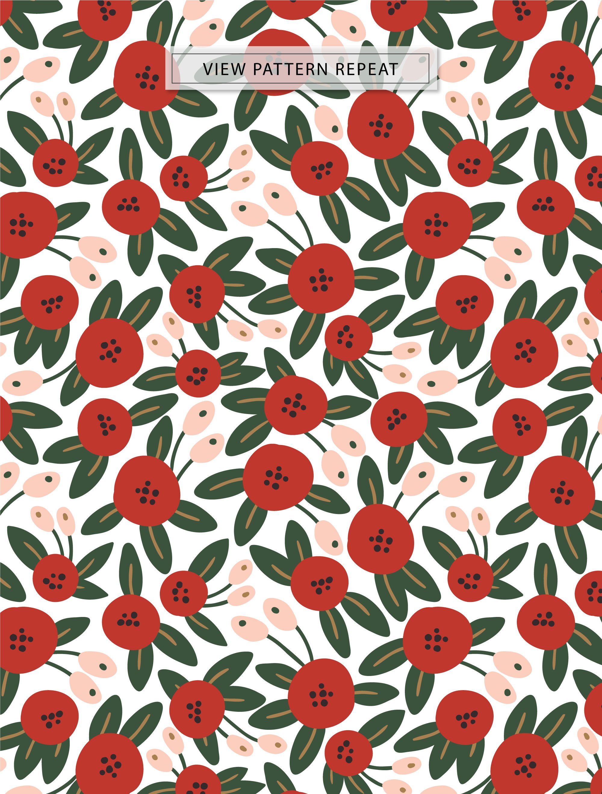 Fresh and passionate background with red flowers.