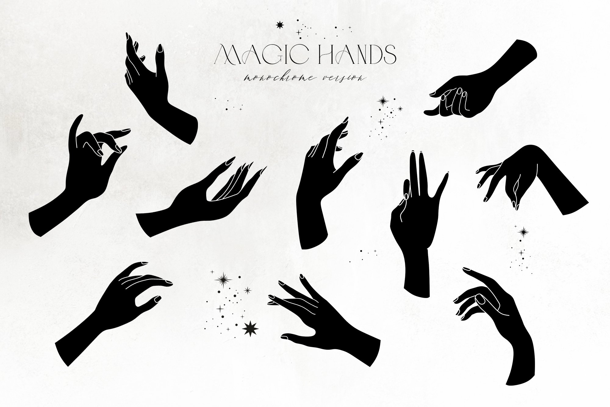 Black magic hands.