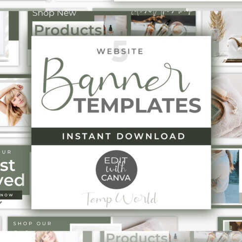 Pack Off 5 Web Banners Templates cover image.