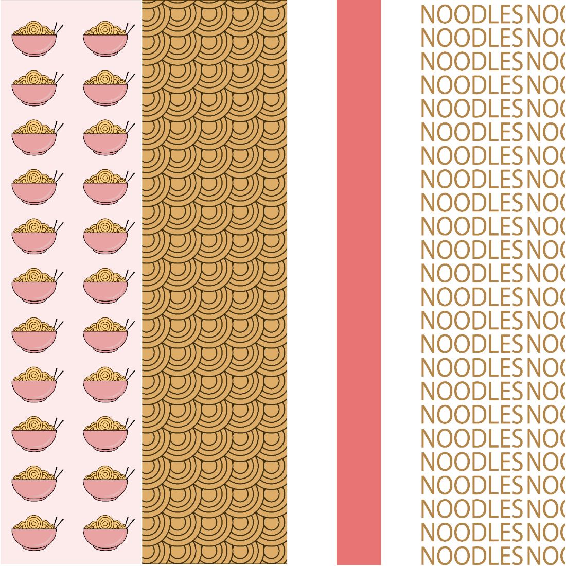 Noodles Theme Patterns preview.