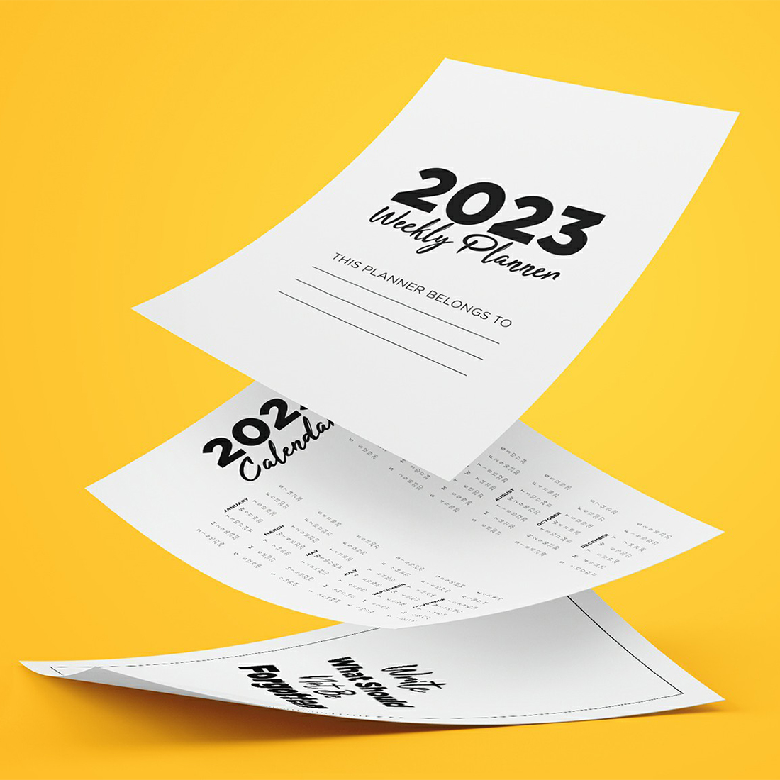 2023 Weekly Planner KDP Interior Design - MasterBundles