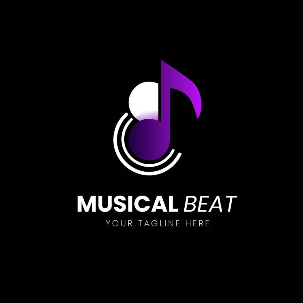 Musical Beat Logo - MasterBundles