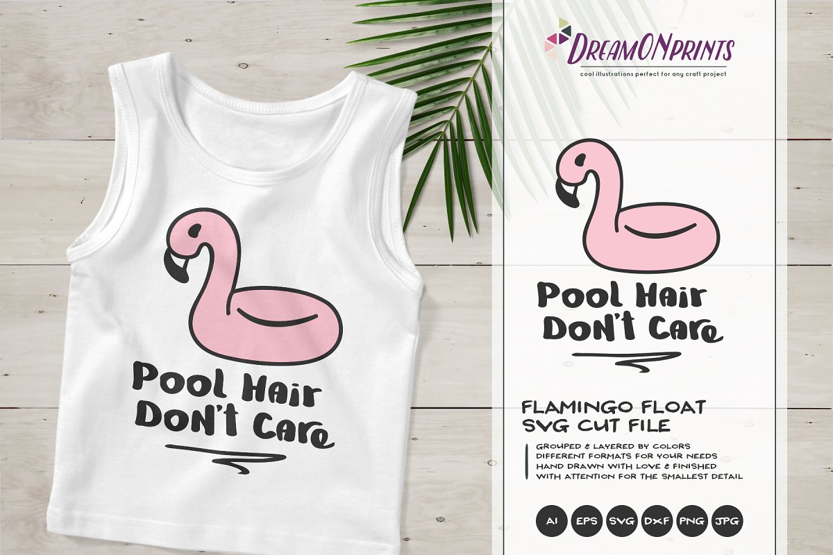 Cover image of Pool Hair Don't Care | Flamingo.