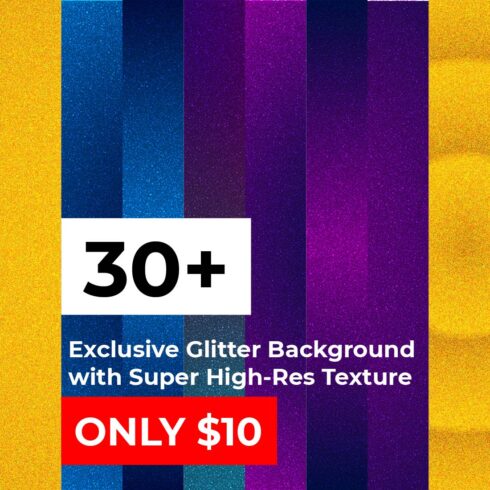 Exclusive Glitter Background with Super High-Res Texture – Only $10 cover image.