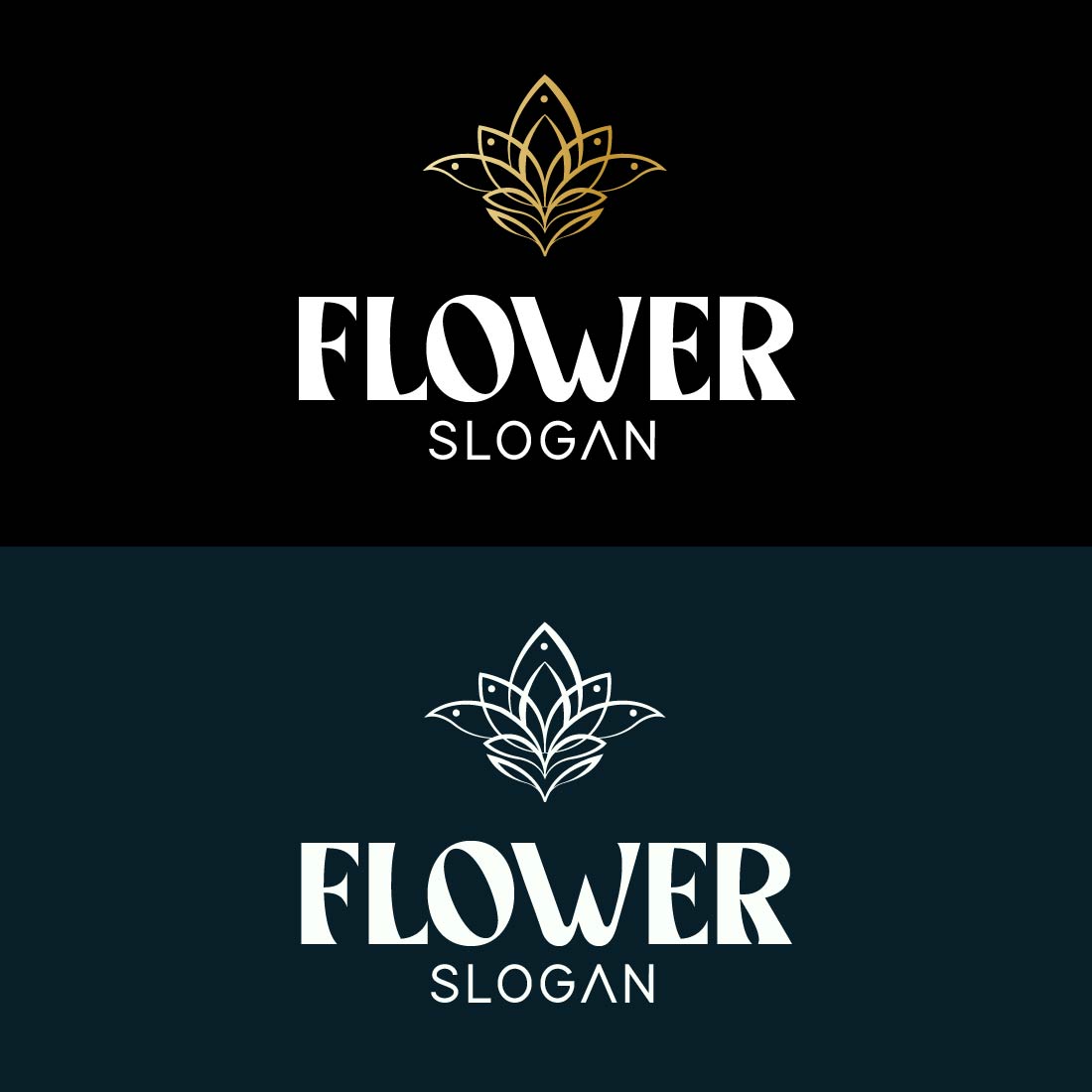 Beauty Flower Logo Vector preview.