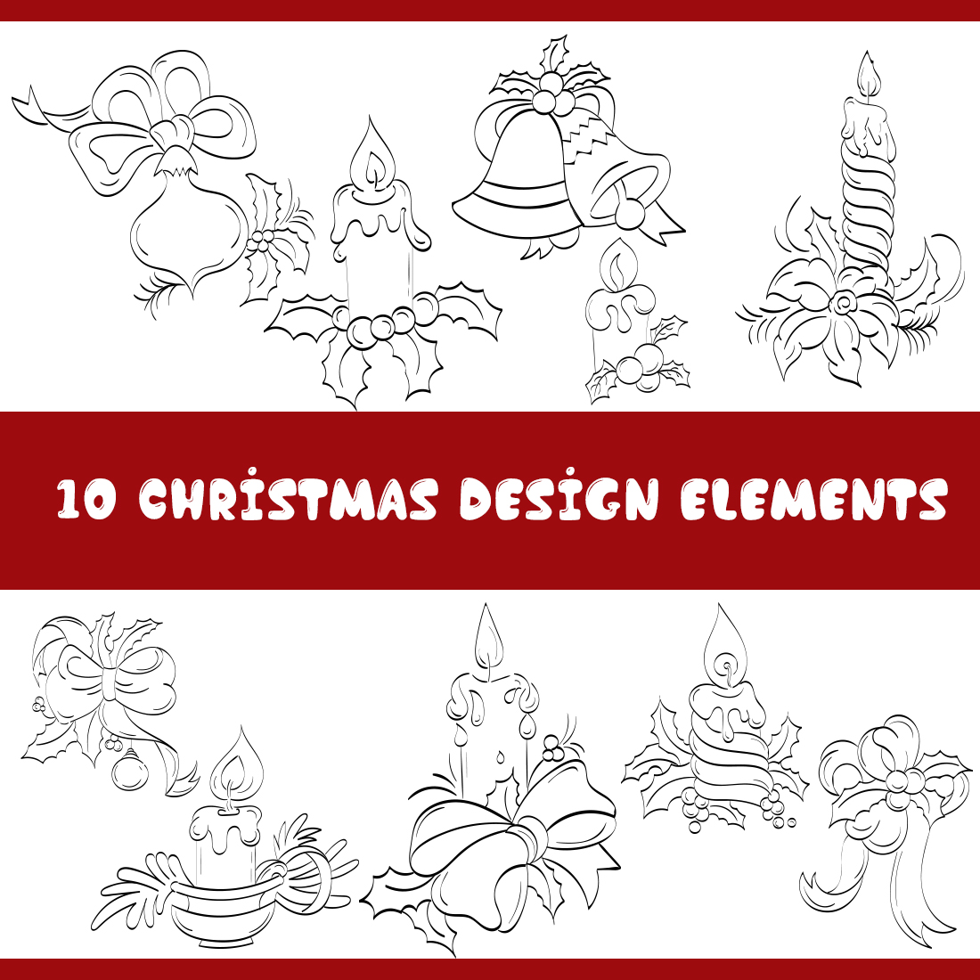 Christmas Design Elements cover image.