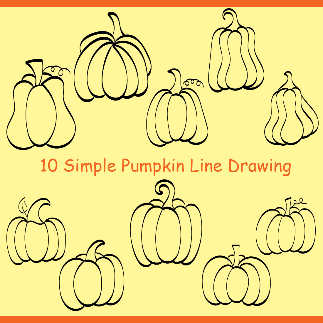 Pumpkin Drawing Tutorial for Kids - PRB ARTS