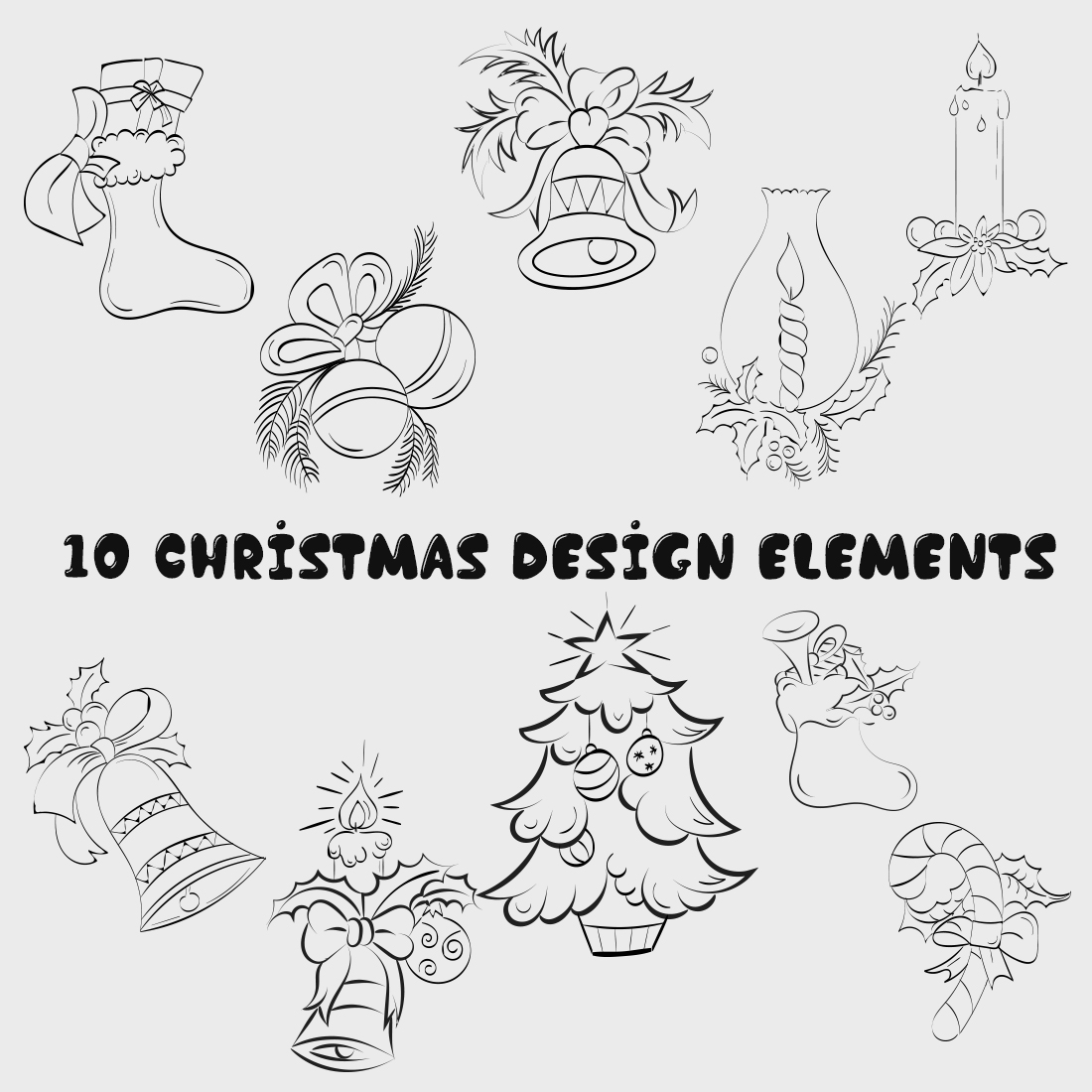 Design Elements Christmas cover image.