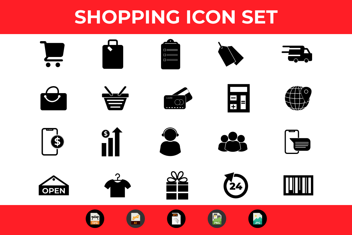 Shop themed icons.