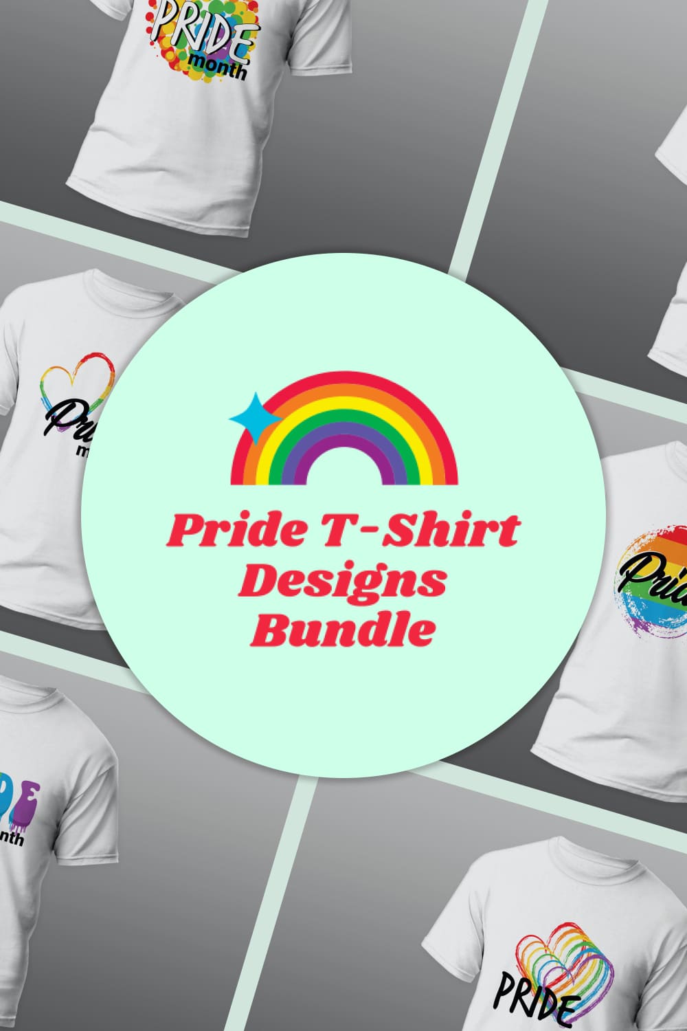 Pride T-shirt Designs Bundle - Pinterest.