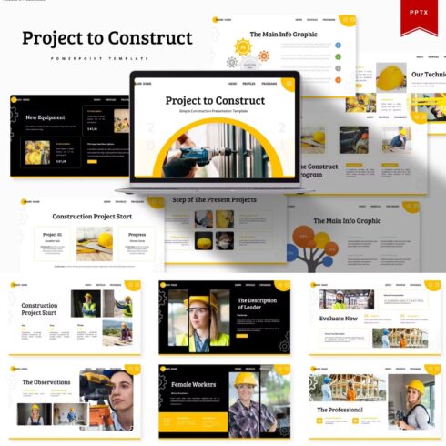 Project To Construct | Powerpoint Template.