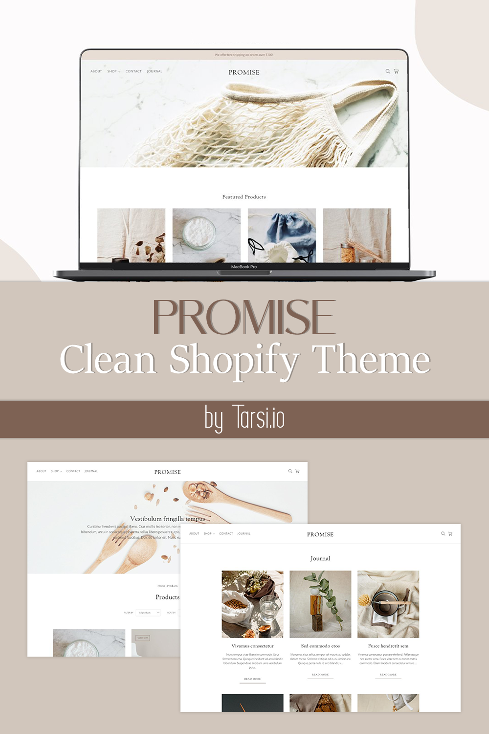A pack of gorgeous shopify theme images.