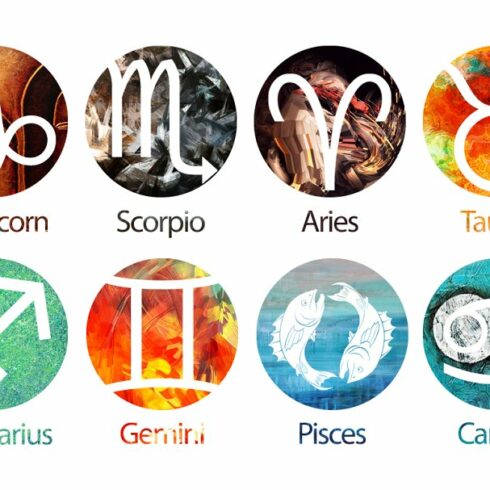 New Artwork For Zodiac Signs – MasterBundles