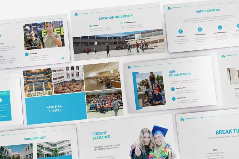 University PowerPoint Presentation Template – MasterBundles