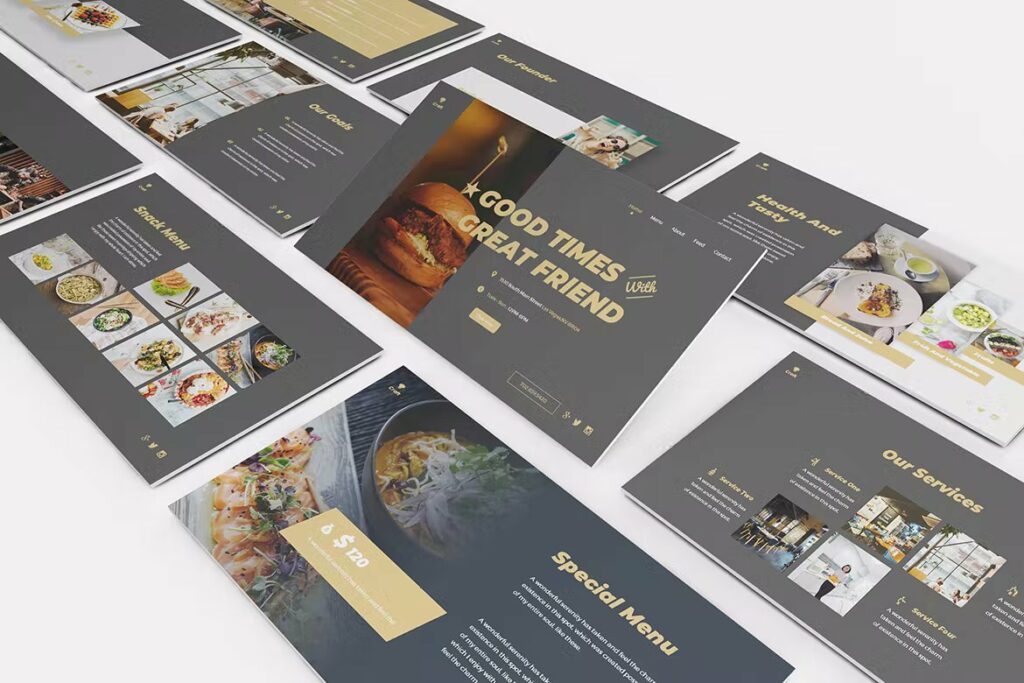 Craft Kitchen Powerpoint Template – MasterBundles